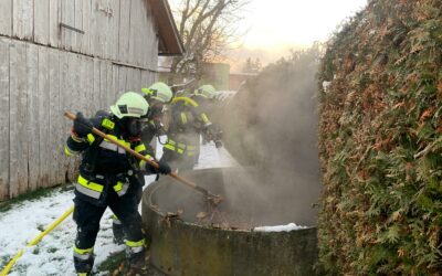 Brand Kompostbehälter in Riegersberg