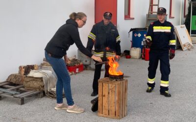 Entstehungsbrandbekämpfung – Schulung, für das Pflegeheim Sommersgut