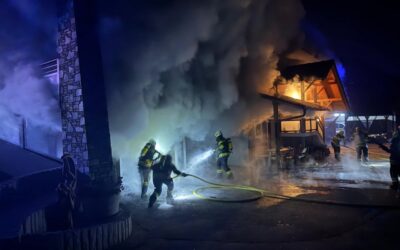 Garagenbrand in Schachen