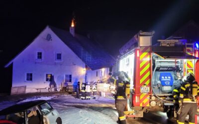 Kaminbrand in Vornholz