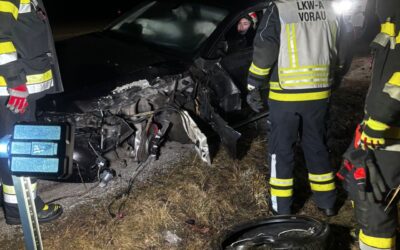 Fahrzeugbergung nach Verkehrsunfall in Vorau
