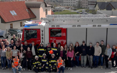 Räumungsübung bei der Firma Spitzer Engineering