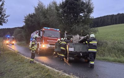 Schwerer Verkehrsunfall in Puchegg